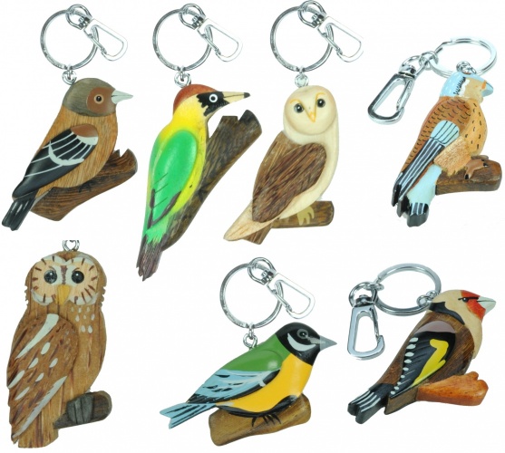 5001GB : Garden Bird Keyrings (Pack Size 72) Price Breaks Available