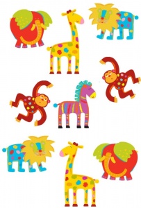 5043SF : Safari Magnets  (Pack Size 36) Price Breaks Available