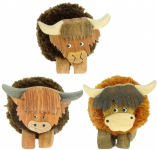 5501M-HC Highland Cow Figurine (Pack Size 36) Price Breaks Available