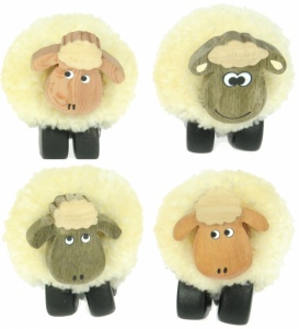 5501-SH : Sheep Pom Pom Figurine (Pack Size 36) TEMP OUT OF STOCK