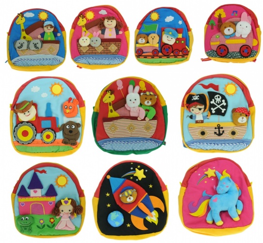 Mixed Set Offer - Children Rucksacks 10 Designs  (Pack Size 40) Mixed Sets