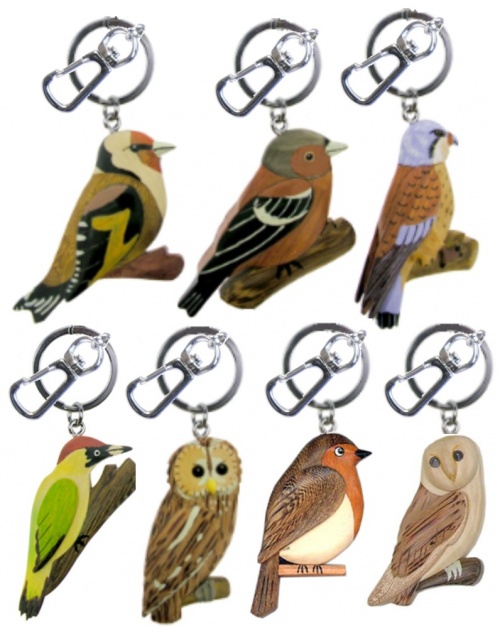 Namesakes Wholesale Gifts 5001GB : Garden Bird Keyrings (Pack Size 36 ...