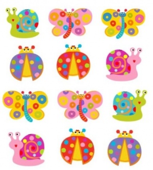 5043BF : Butterfly Ladybird Magnets - FREE Display  (Pack Size 36) Price Breaks Available