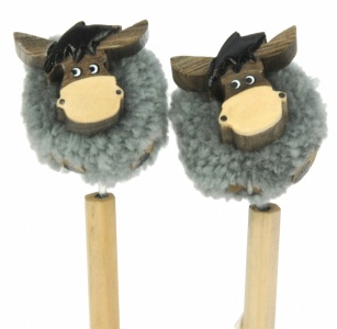 5004P Pencils Pom Pom - Donkeys  (Pack Size 36) Price Breaks Available