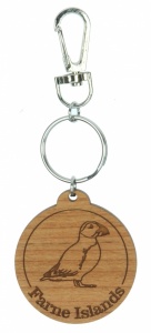 5001B-PF: Bespoke Puffin Keyrings - Your Text (Pack Size 36) Price Breaks Available